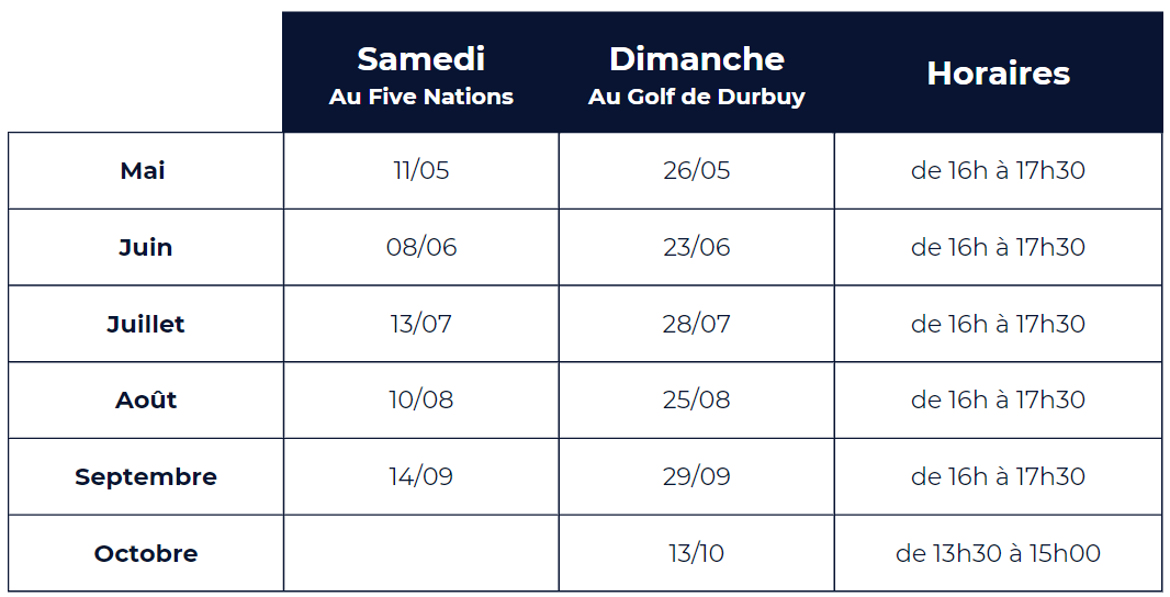 Horaire